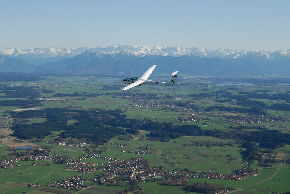 Fliegen am Alpenrand